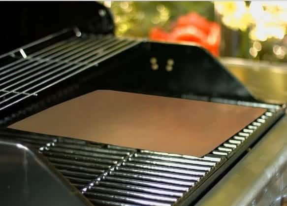 2er-Pack: Grill- und Backmatte mit Kupferinfusion
