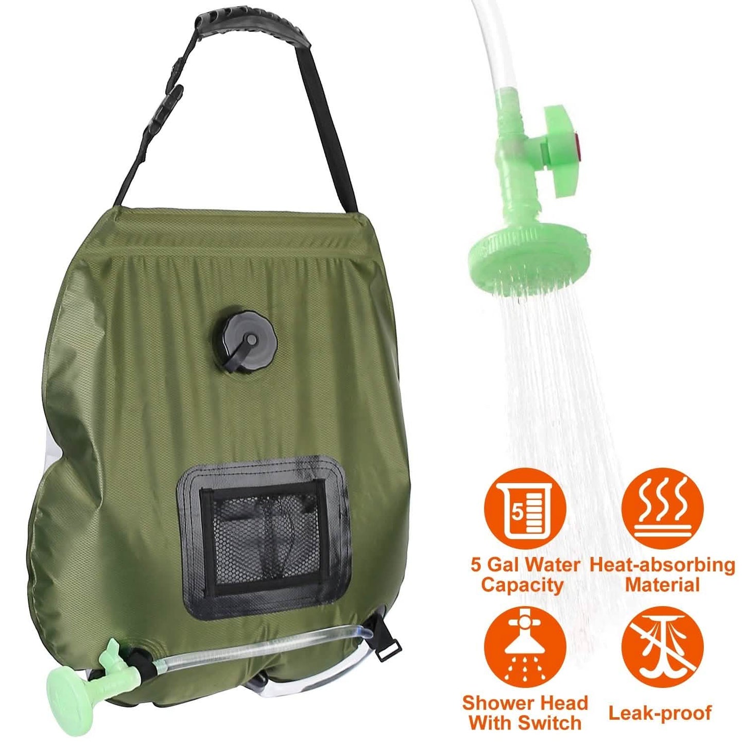 5Gal Solar-Heizung Camping-Duschsack