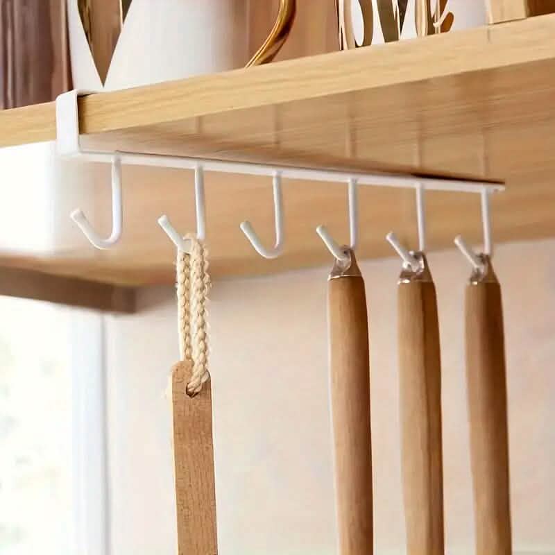 Küchenregal mit 6 Haken