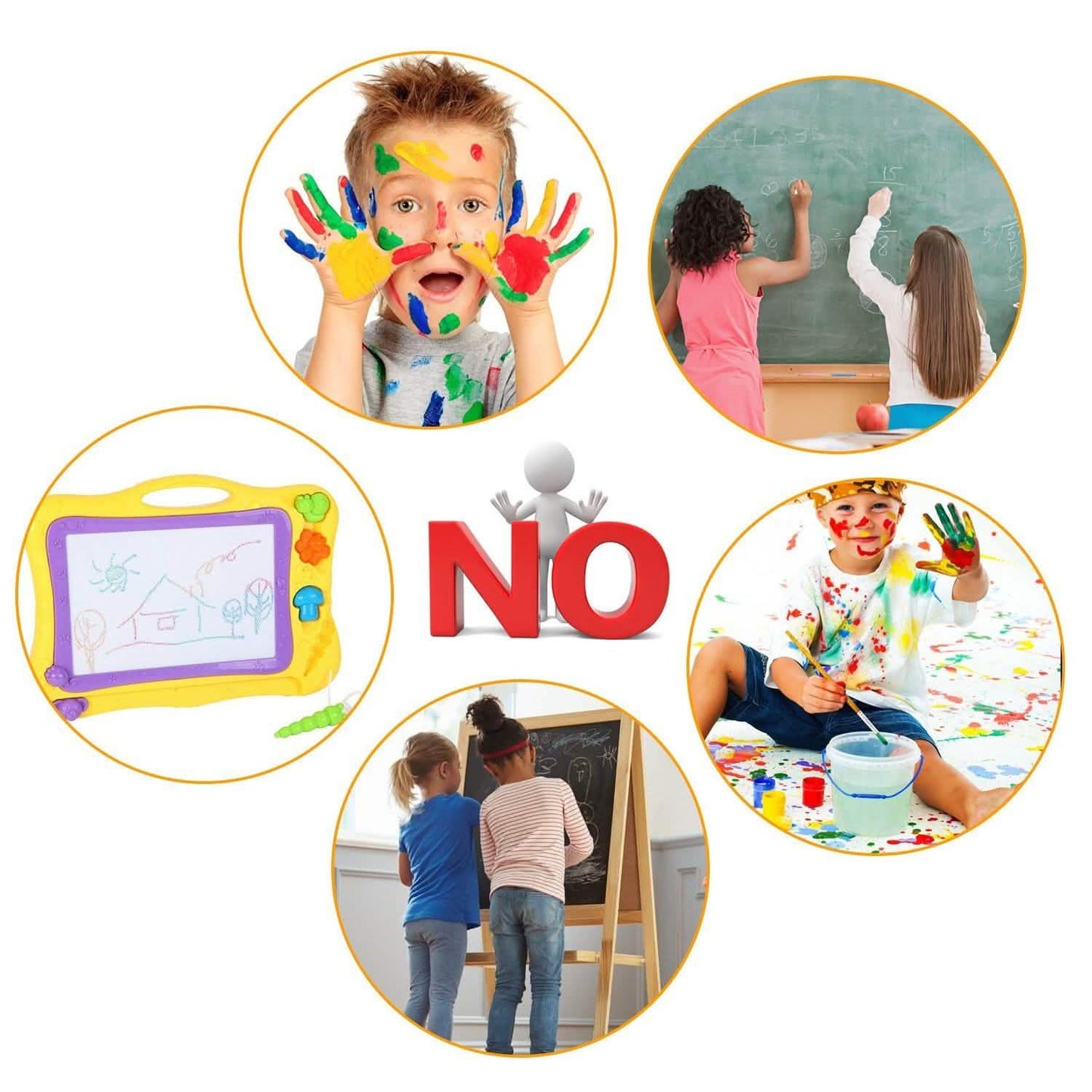6 Kits Whiteboard Stifteclips Trocken Abwischbares Zeichenbrett