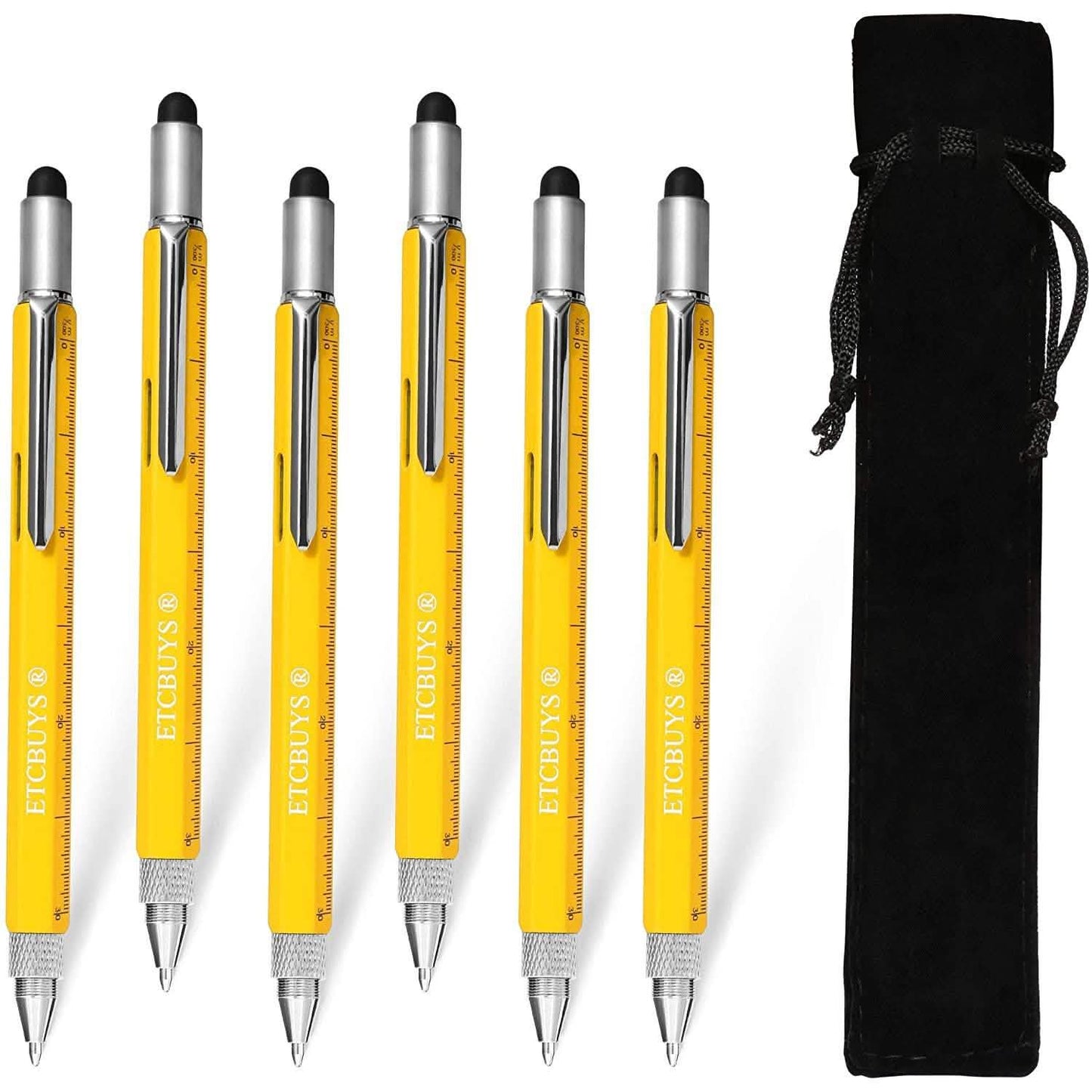 6er-Pack: 6-in-1 Multifunktionales und robustes DIY-Aluminiumwerkzeug