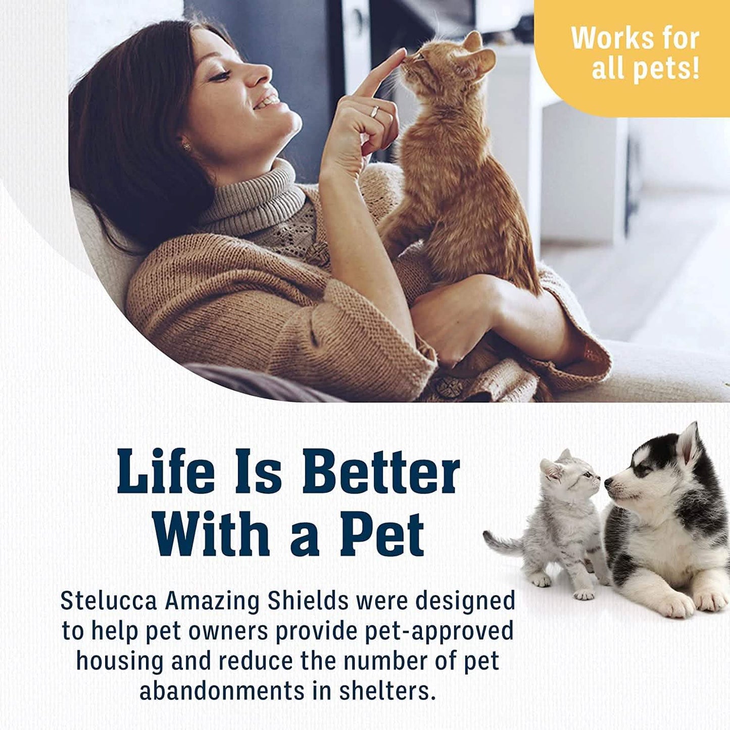 6er-Pack: Amazing Shields Kratzschutz für Katzen