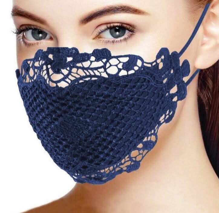 6er-Pack: Wunderschöne Spitzen-Gesichtsmaske