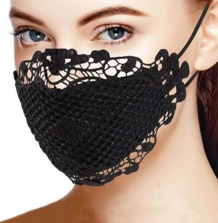 6er-Pack: Wunderschöne Spitzen-Gesichtsmaske