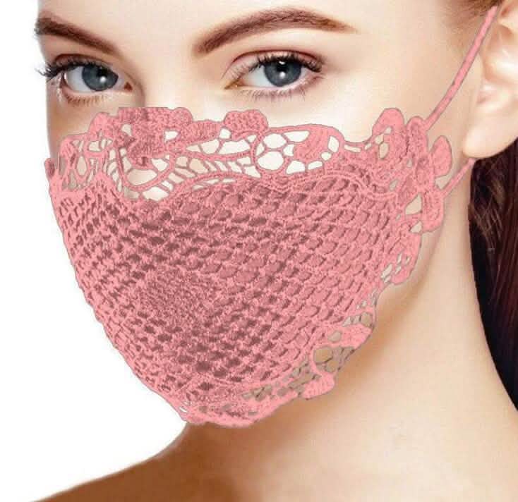 6er-Pack: Wunderschöne Spitzen-Gesichtsmaske