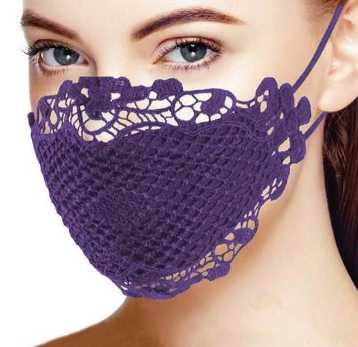 6er-Pack: Wunderschöne Spitzen-Gesichtsmaske