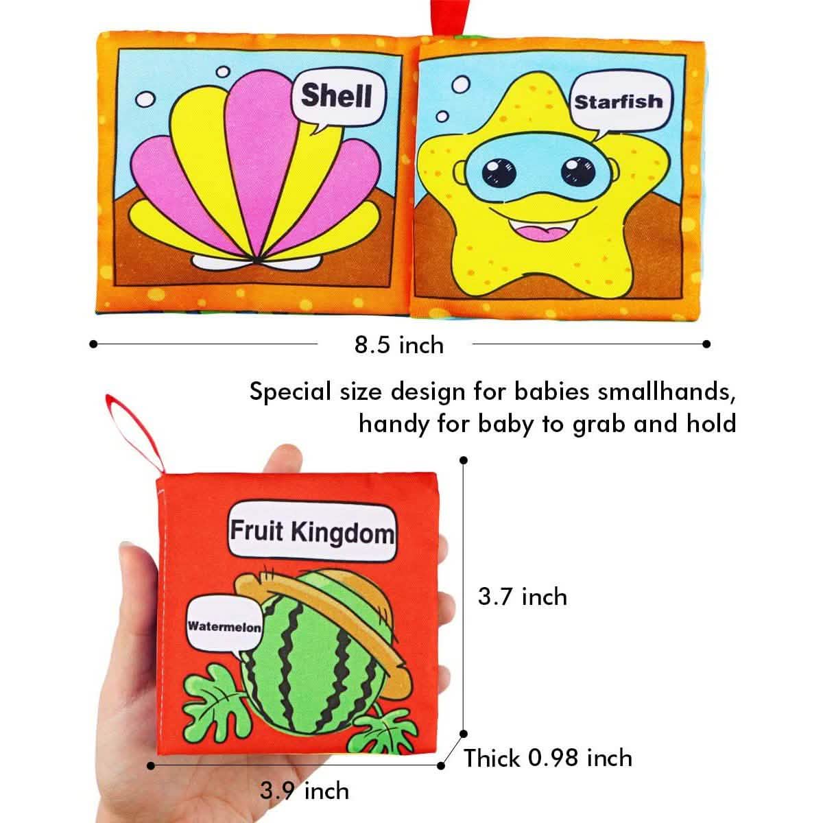 6er-Pack: Magicfun Stoff-Babybücher