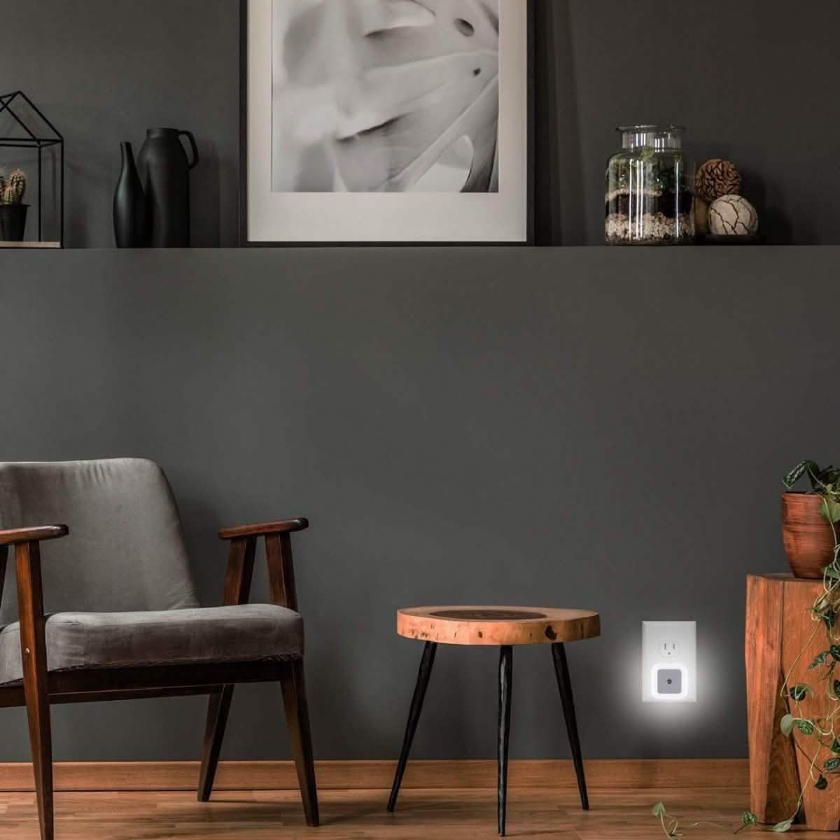6er-Pack: LED-Nachtlicht für die Steckdose
