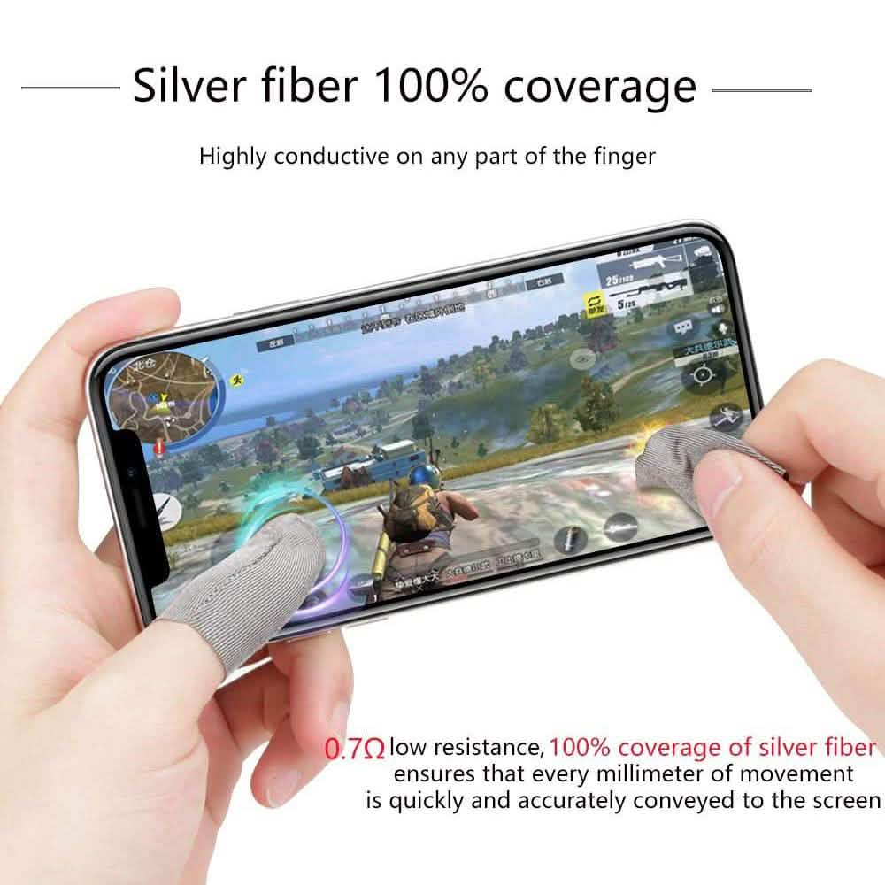 6er-Pack: PUBG Mobile Finger Sleeve schweißhemmend atmungsaktiv