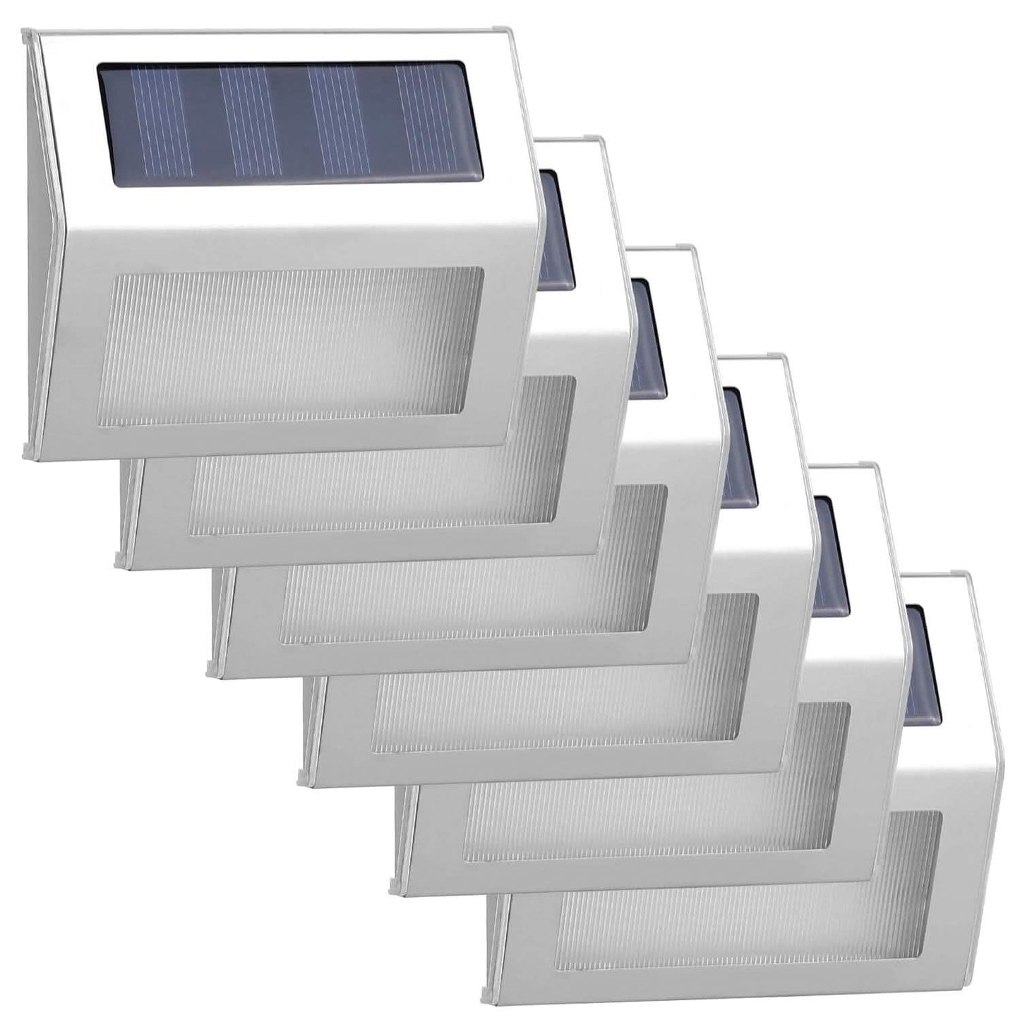 6er-Pack: Solar-Stufenleuchten