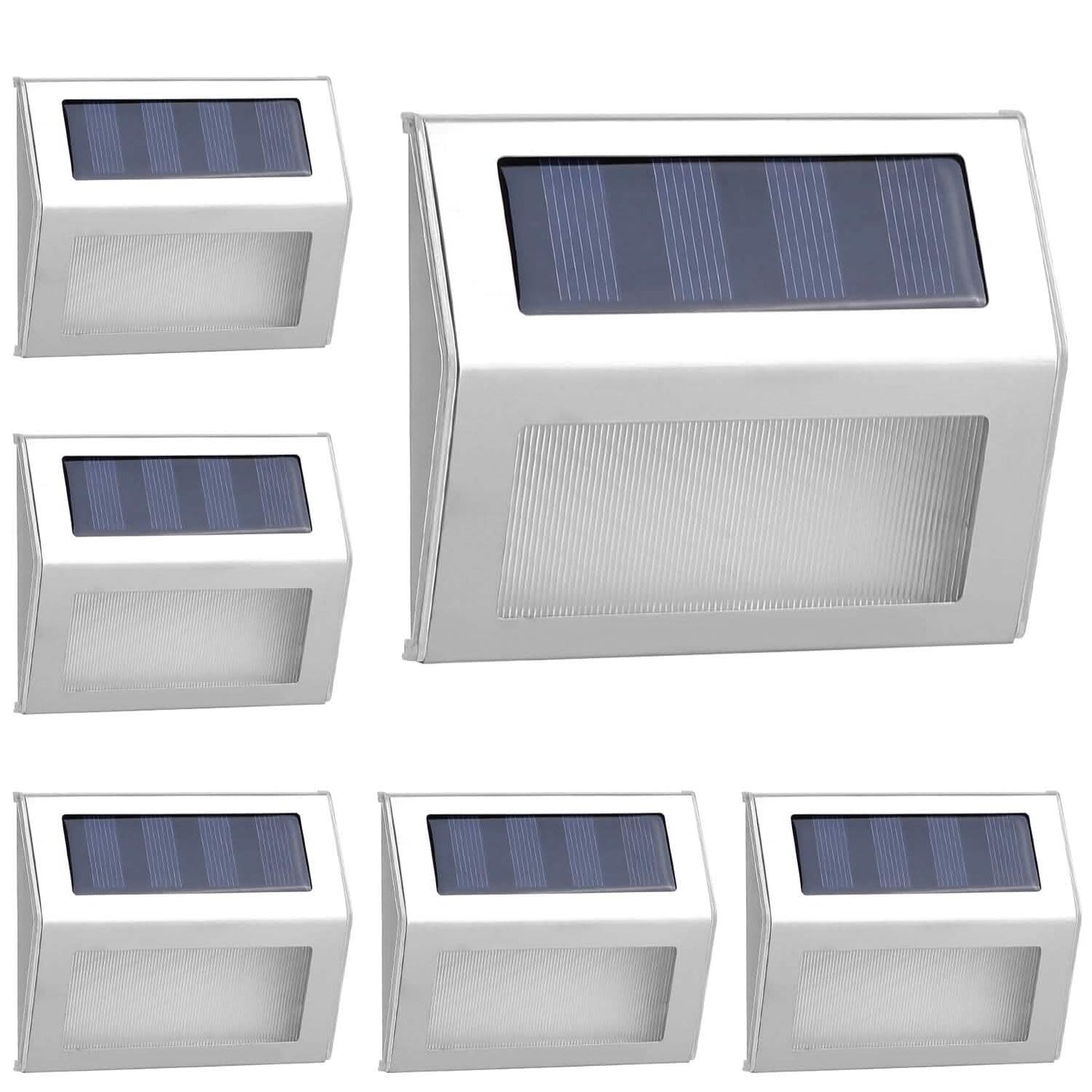 6er-Pack: Solar-Stufenleuchten