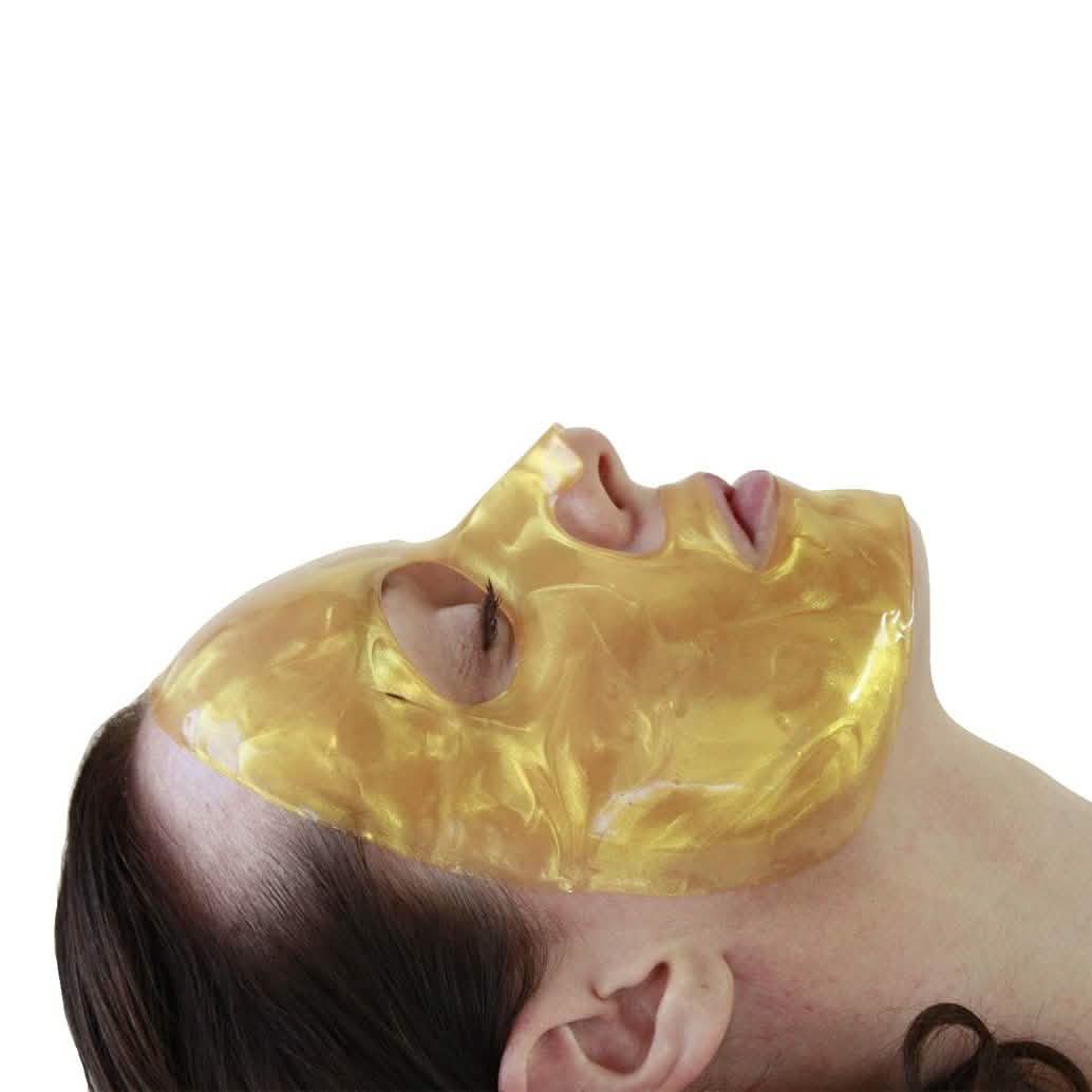 6er-Pack: SpaLife Anti-Aging Hydrogel-Maske Gold