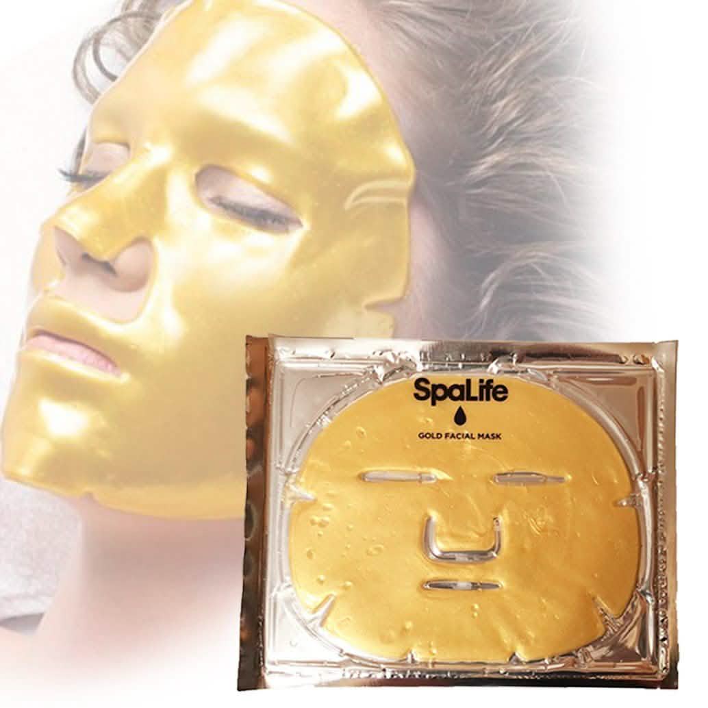 6er-Pack: SpaLife Anti-Aging Hydrogel-Maske Gold