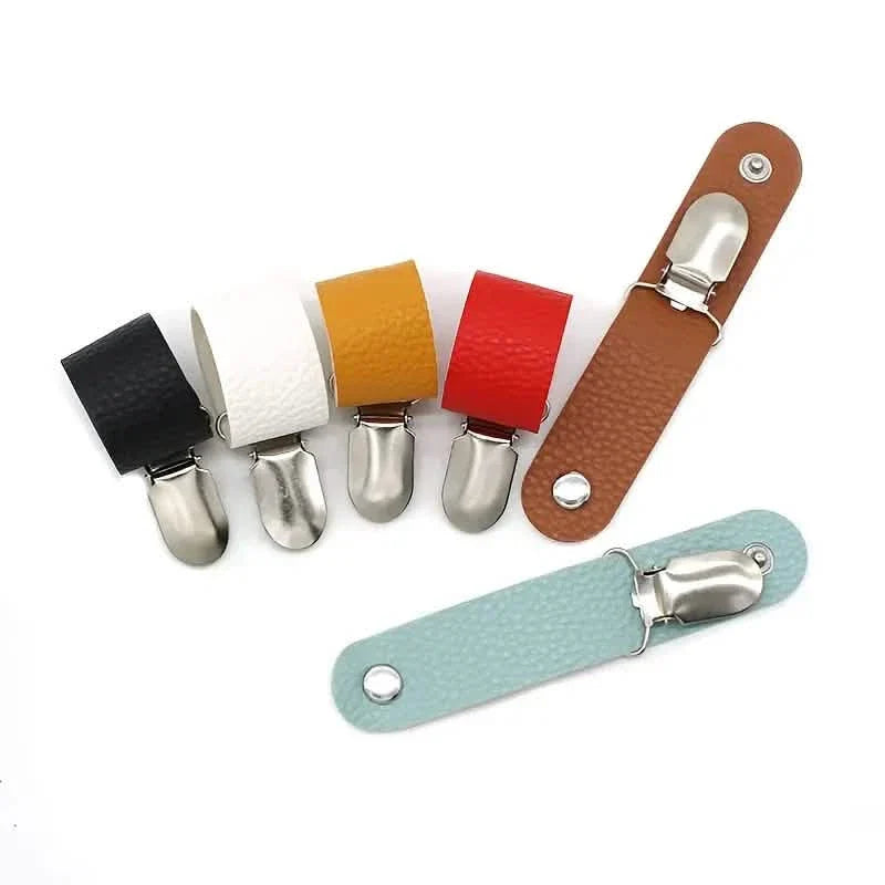 6-teilig: Hutclip für Sommerreisen an Tasche Gepäck PU-Lederhut