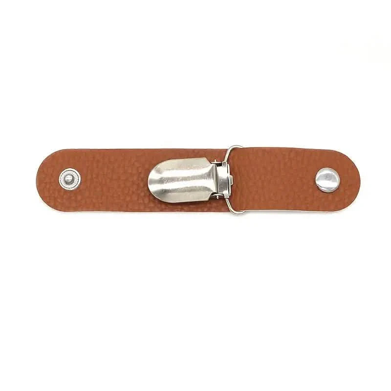 6-teilig: Hutclip für Sommerreisen an Tasche Gepäck PU-Lederhut