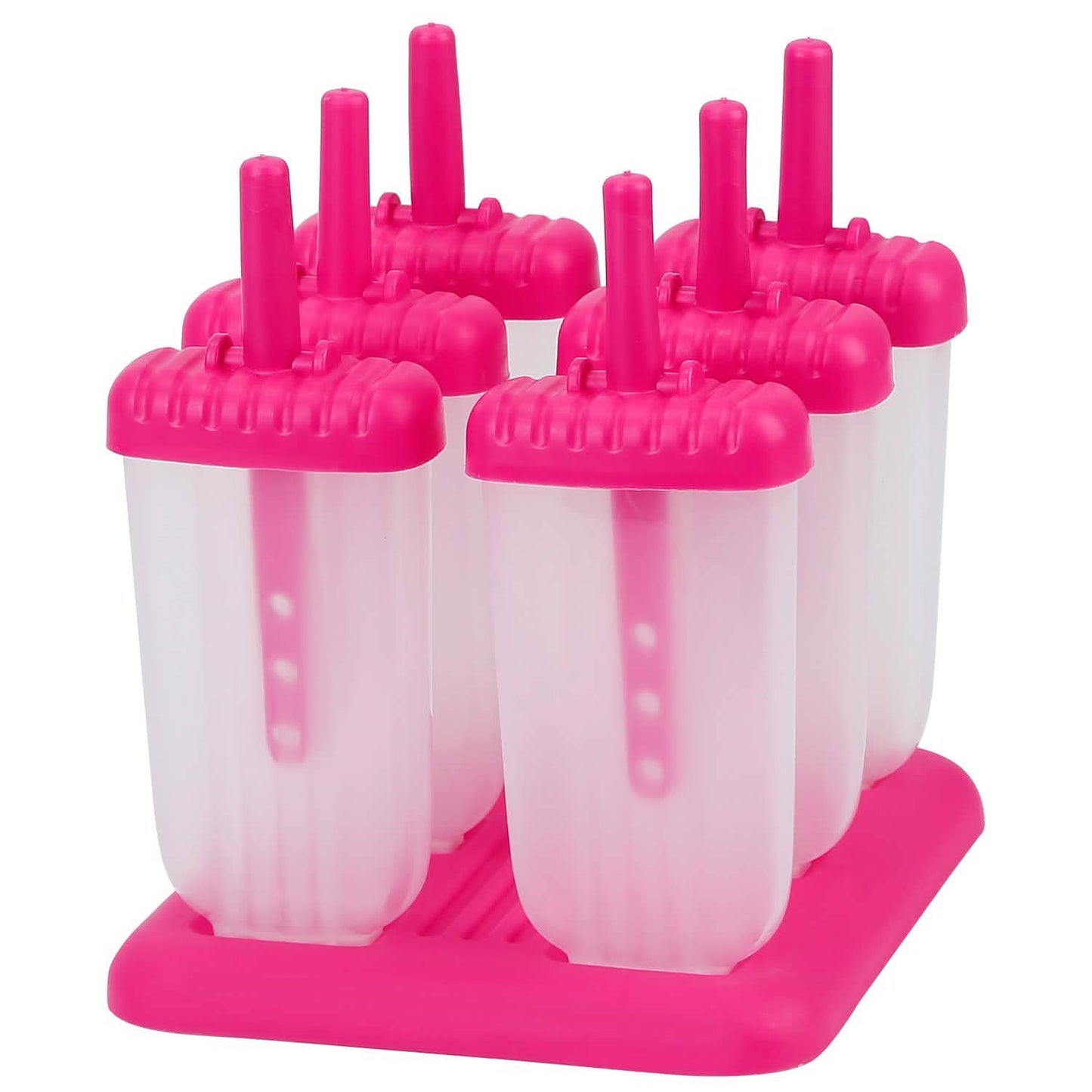 6-teilig: Eisformen wiederverwendbar DIY Eis am Stiel Maker