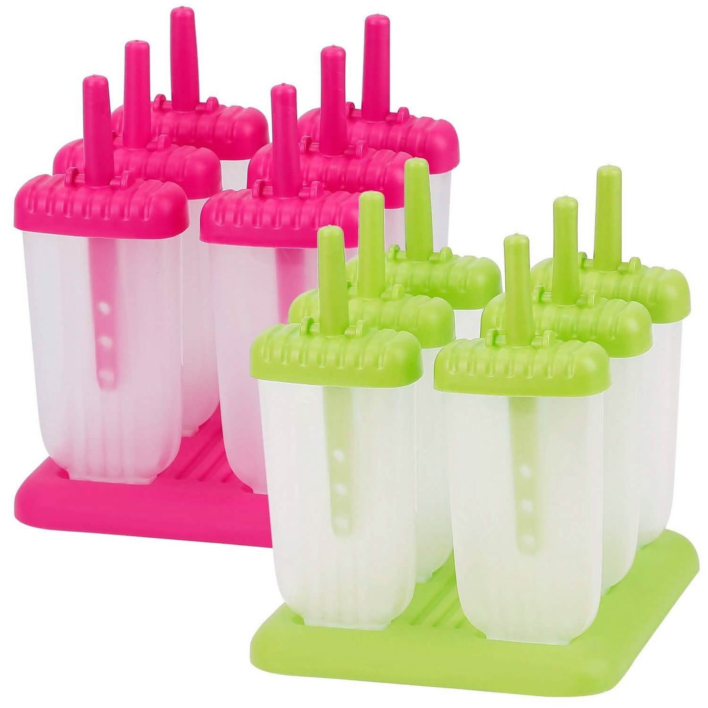 6-teilig: Eisformen wiederverwendbar DIY Eis am Stiel Maker