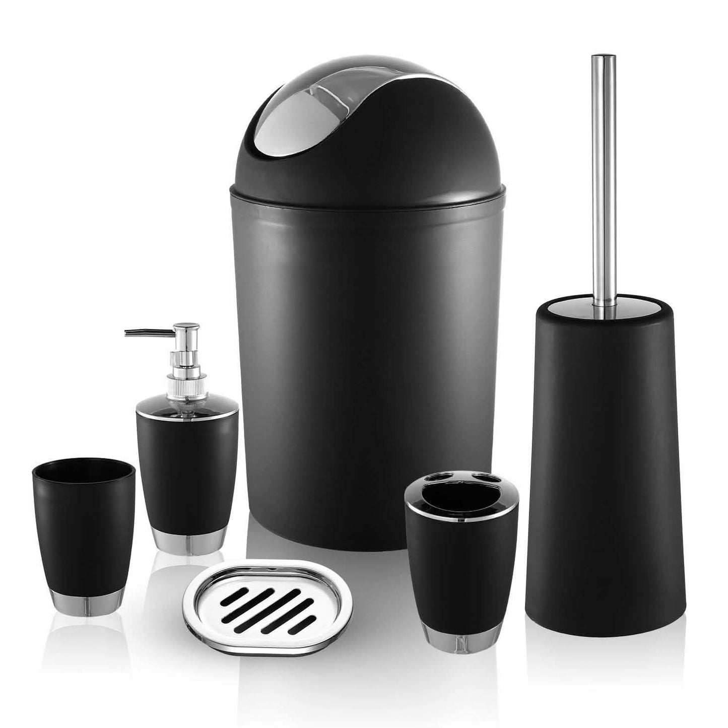 6-teiliges Set: Badaccessoires