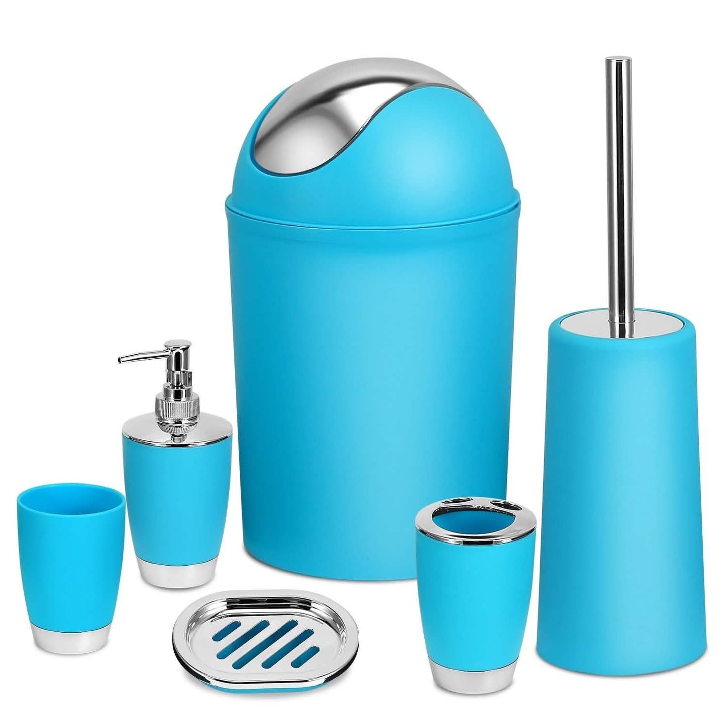 6-teiliges Set: Badaccessoires