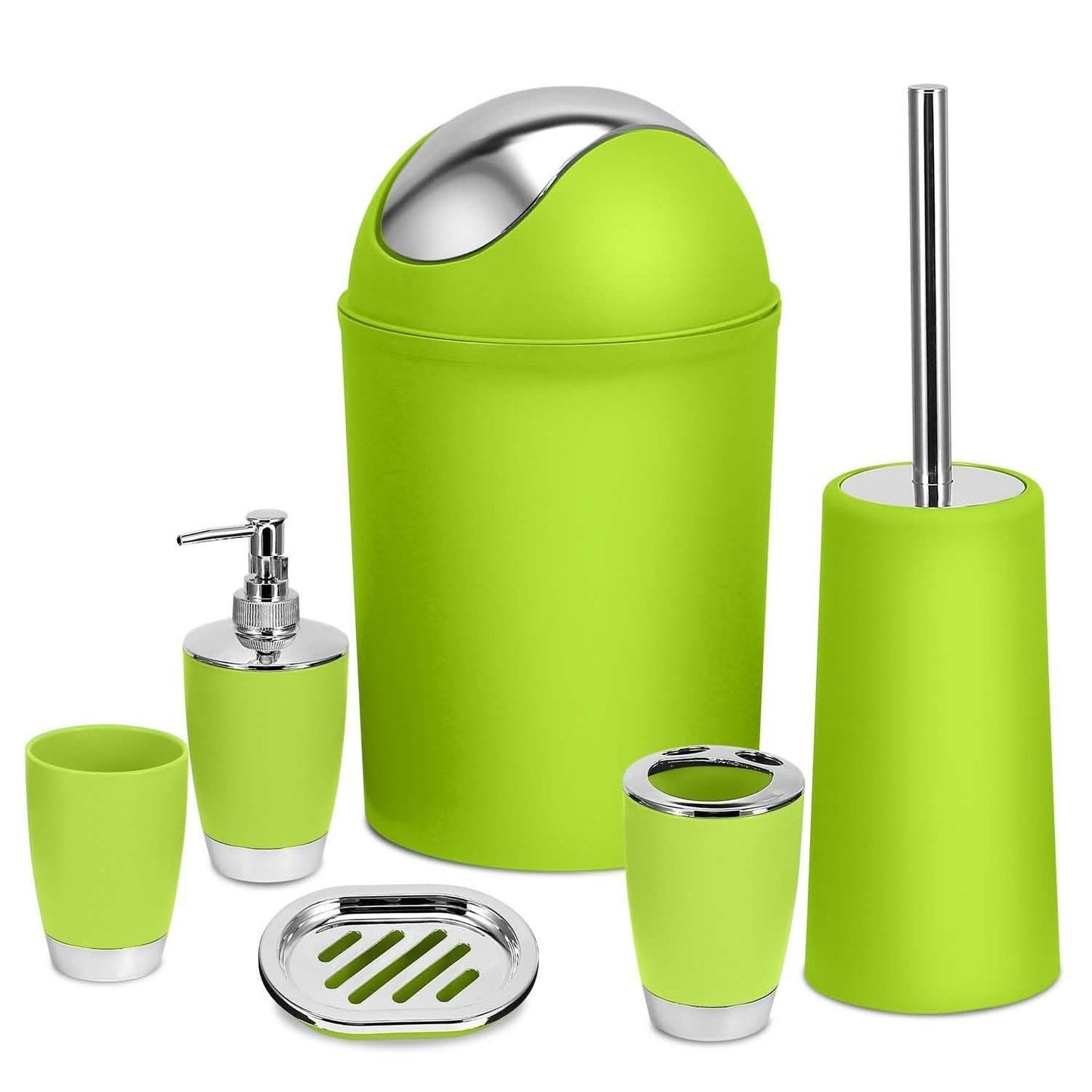 6-teiliges Set: Badaccessoires