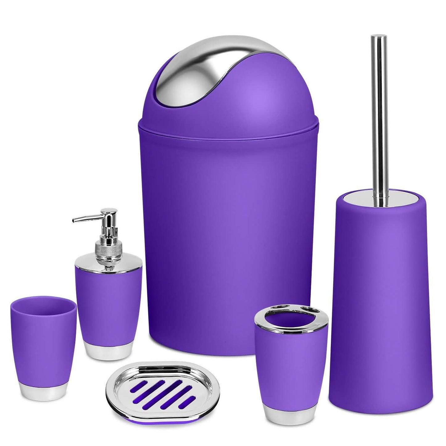 6-teiliges Set: Badaccessoires