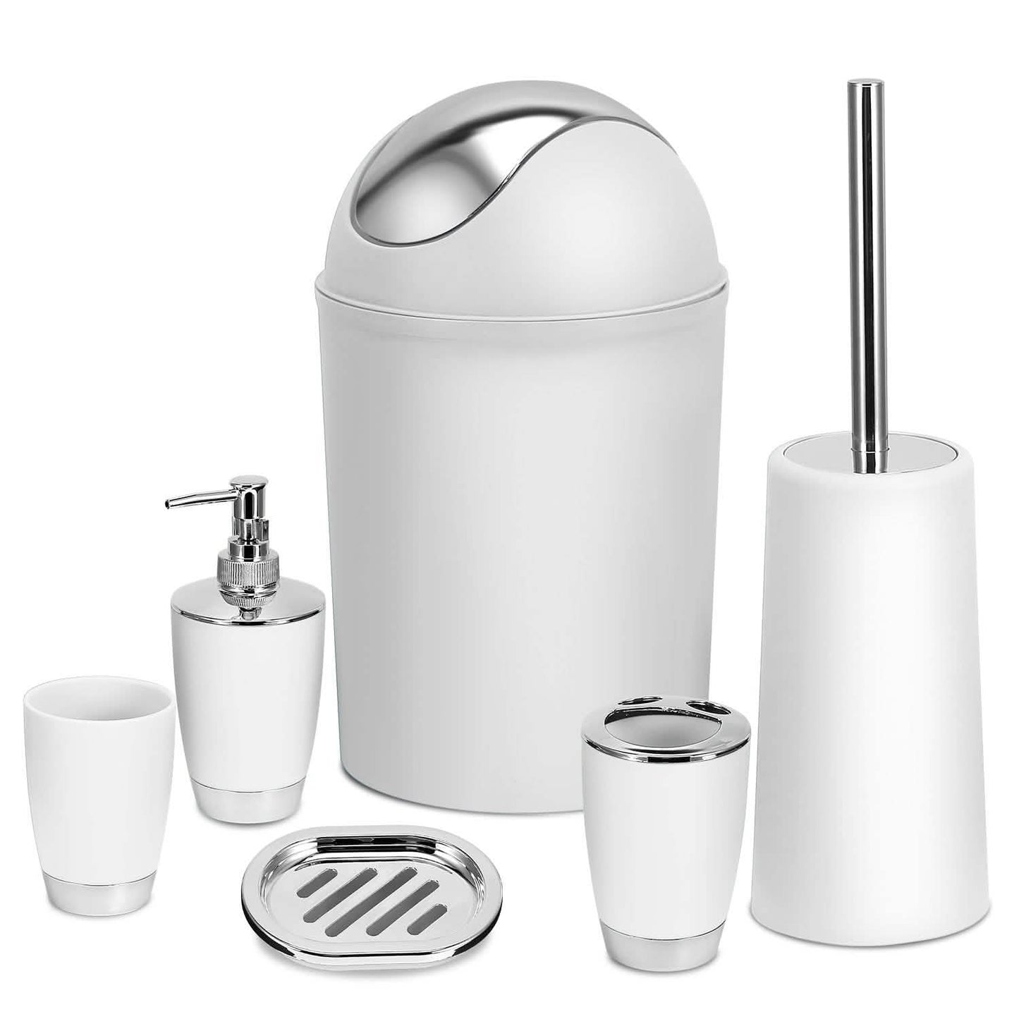 6-teiliges Set: Badaccessoires