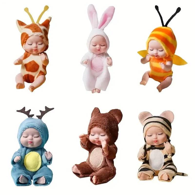 6-teiliges Set: Prinzessinnen-Puppen-Geschenkbox