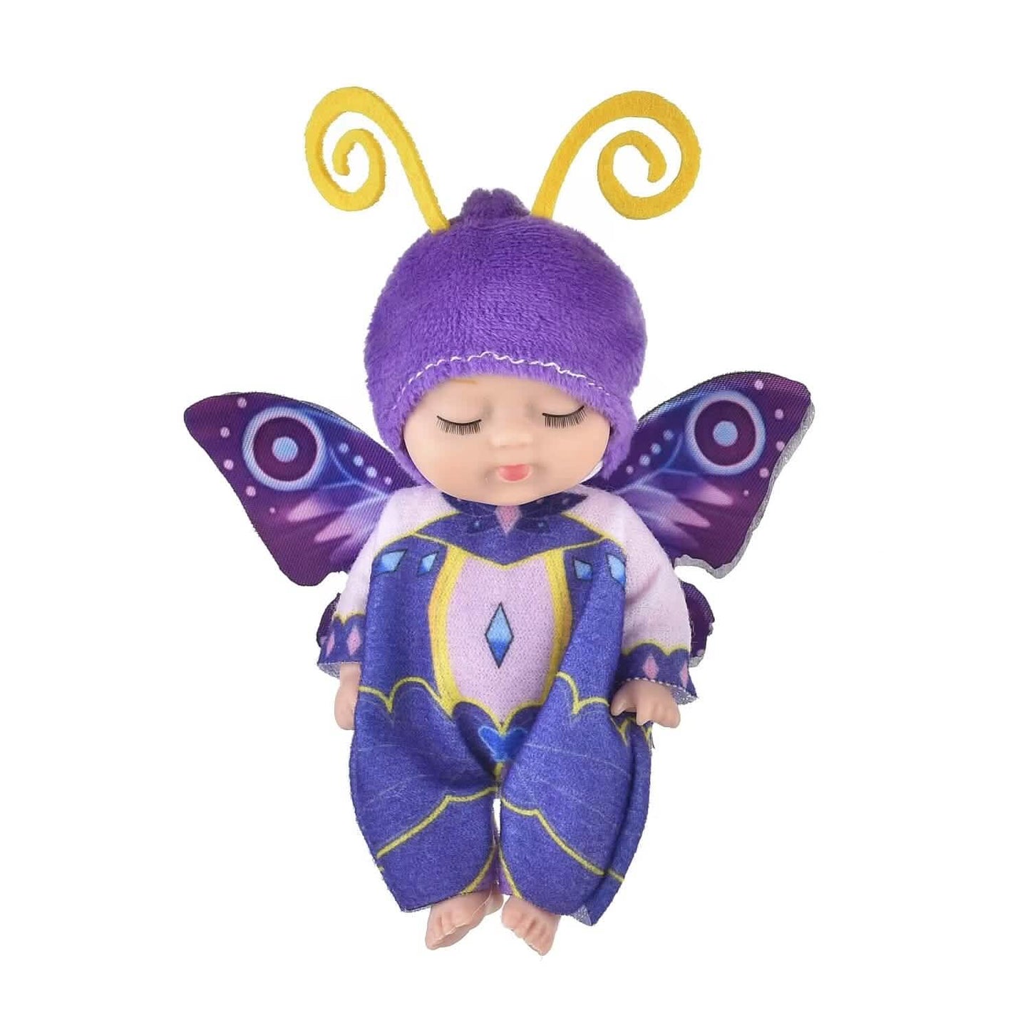 6-teiliges Set: Schlafende Puppe Prinzessin Mädchen Spielzeug Geschenkbox Niedliche Kostümform-Puppe