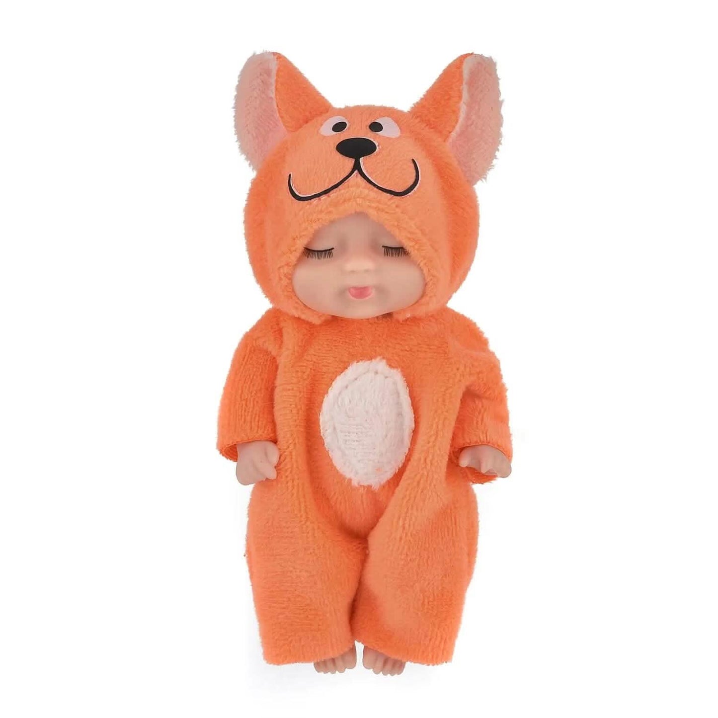 6-teiliges Set: Schlafende Puppe Prinzessin Mädchen Spielzeug Geschenkbox Niedliche Kostümform-Puppe