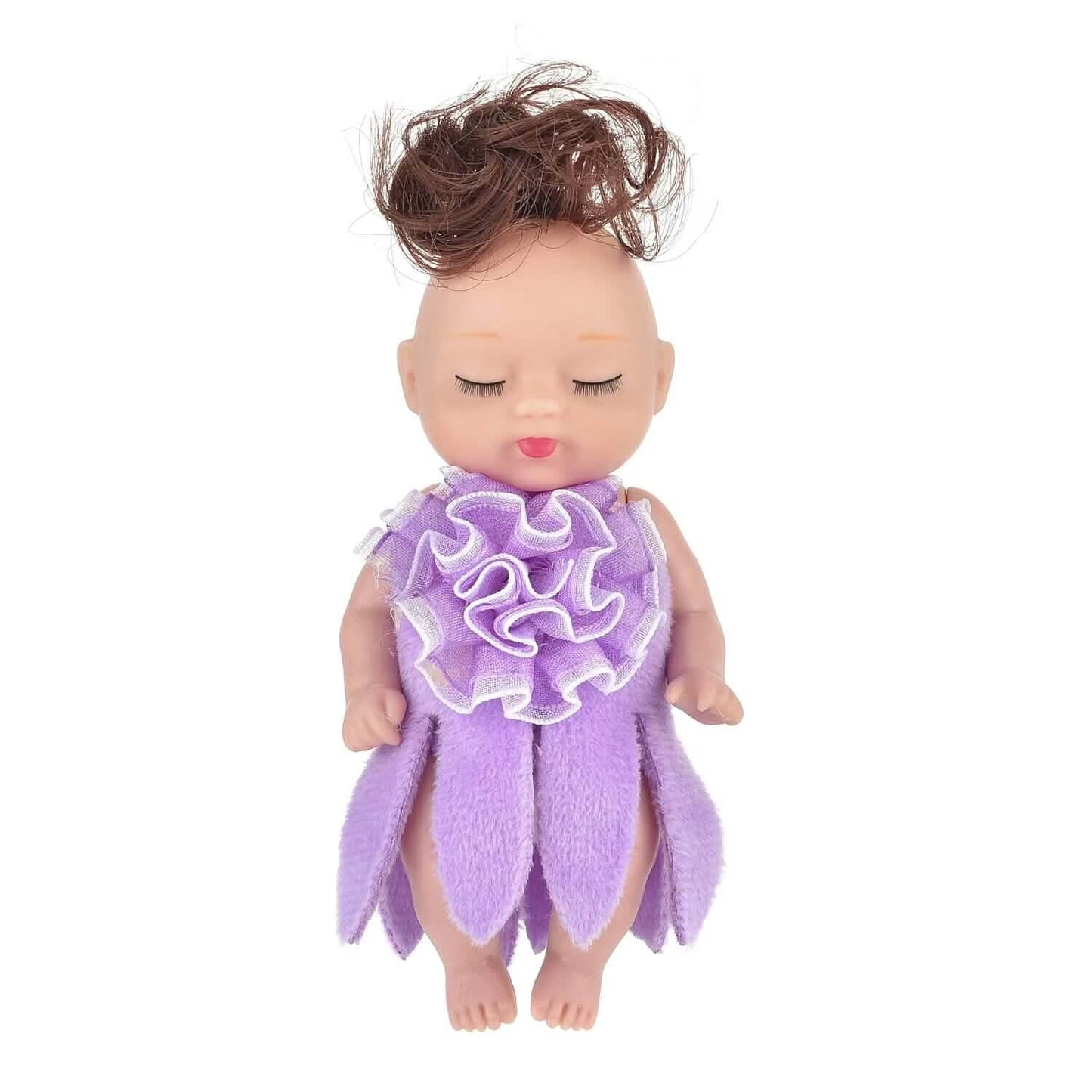 6-teiliges Set: Schlafende Puppe Prinzessin Mädchen Spielzeug Geschenkbox Niedliche Kostümform-Puppe