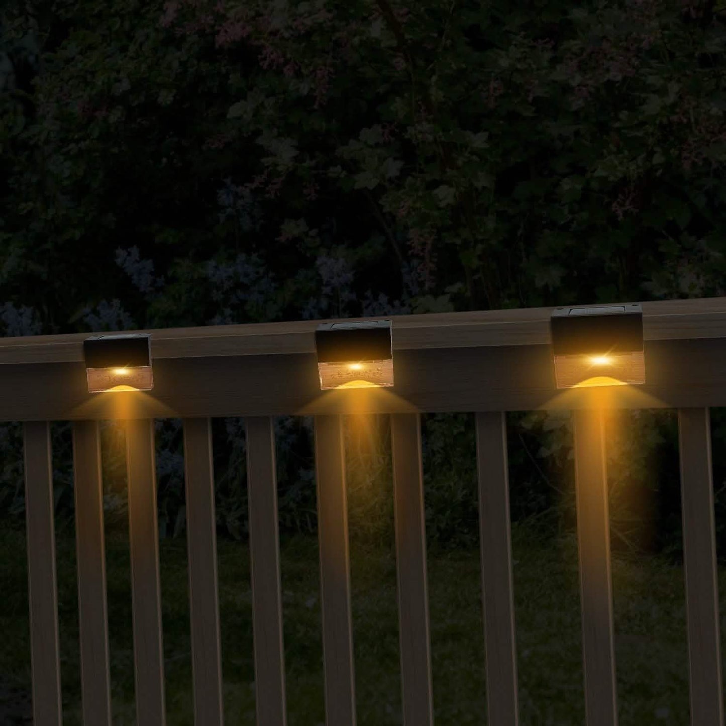 6-teilig: Solarbetriebene Dekolichter aus Acryl mit Blasen für Terrassen und Wege