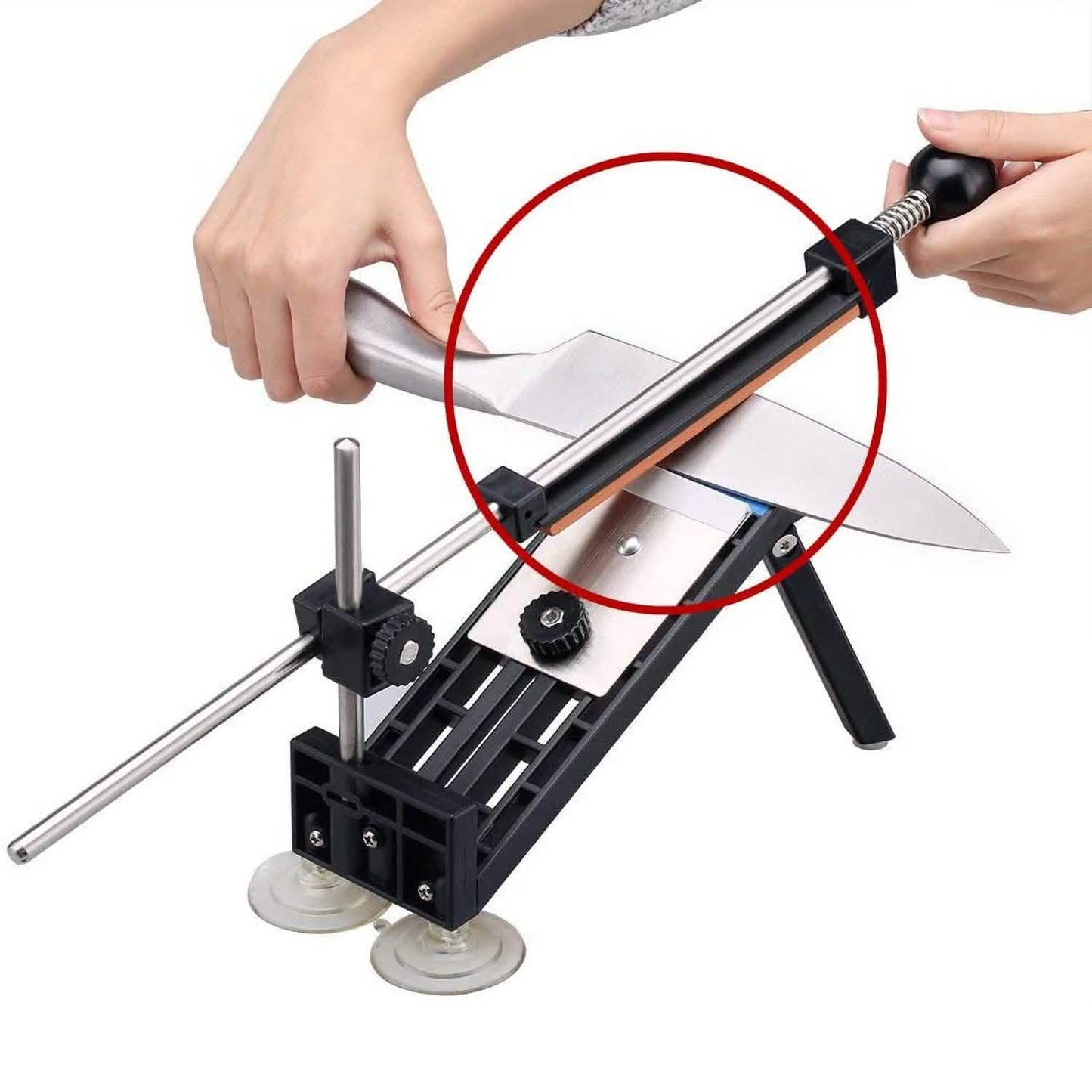 6-teiliges Messerschärfstein-Set Küchenmesser-Schärfer