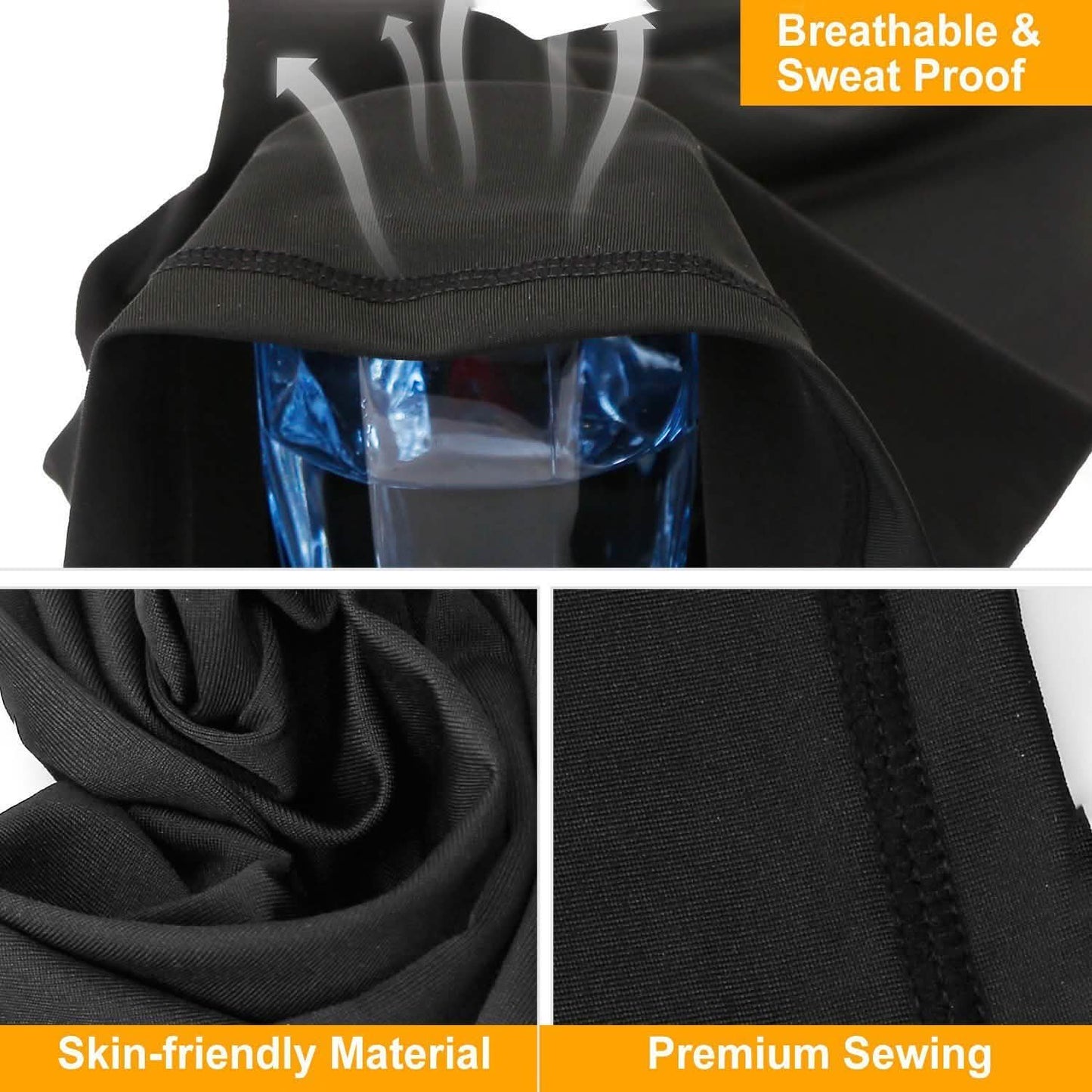 6er-Pack: Sommer-Nackengamasche UV-Sonnenschutz Gesichtsmaske