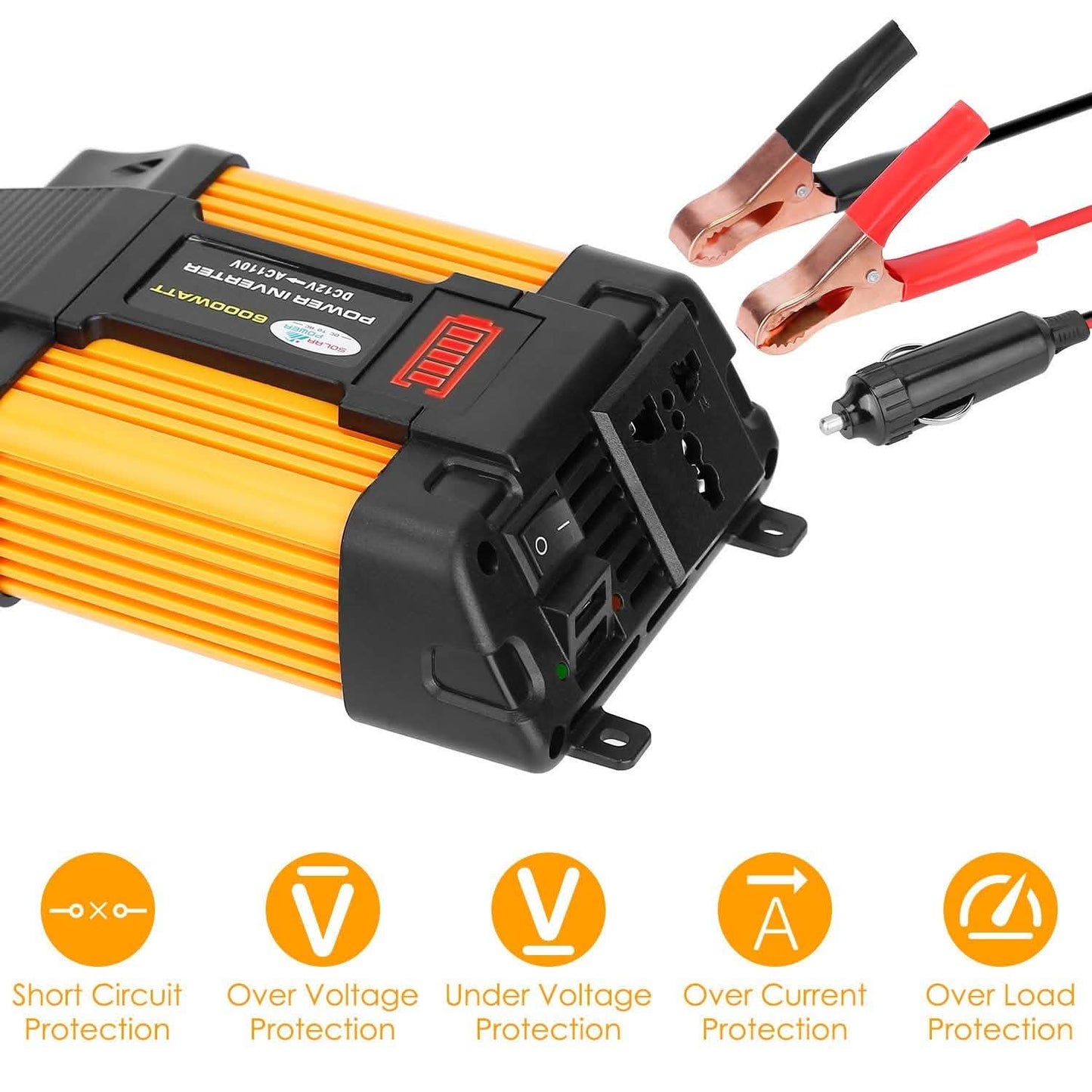 4000W Spitzenleistung Wechselrichter DC 1