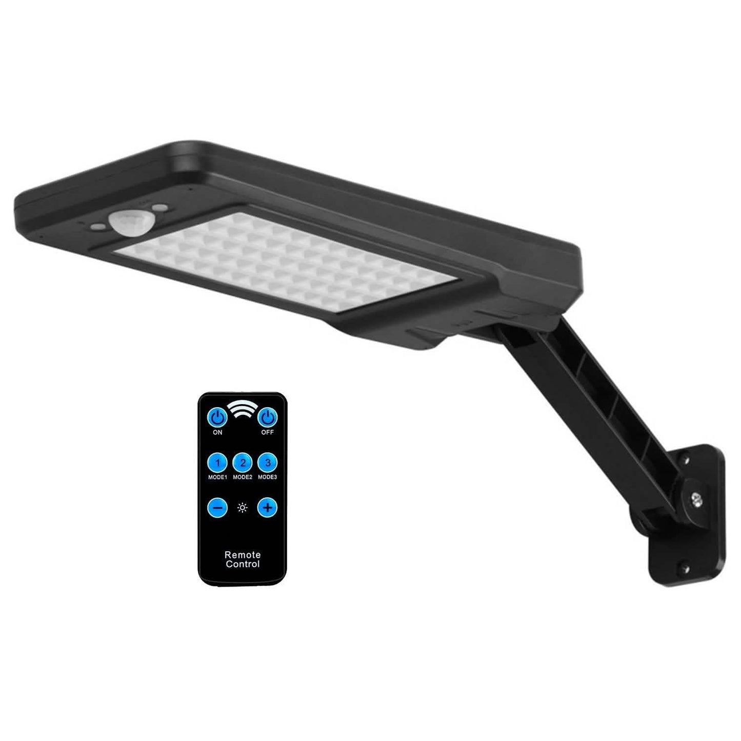 60 LEDs Solar-PIR-Bewegungssensor-Fernbedienung drahtlose Lampe