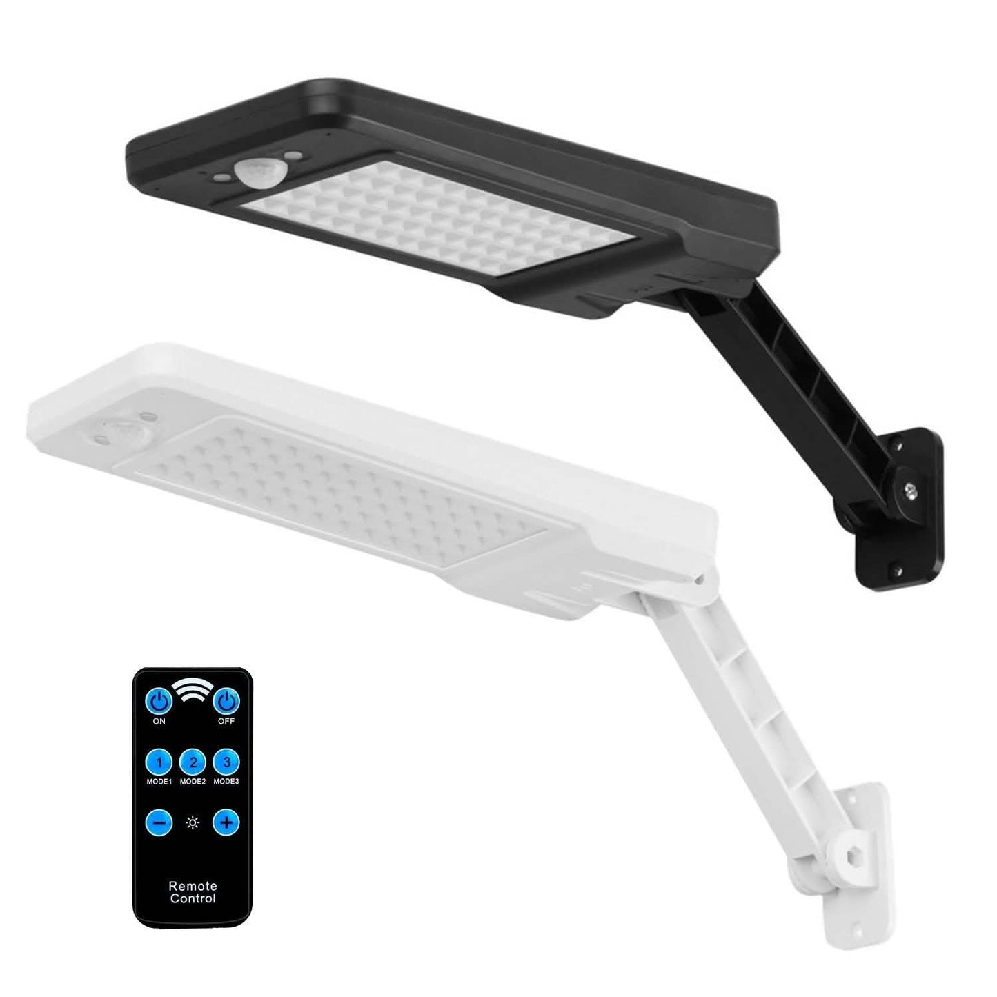 60 LEDs Solar-PIR-Bewegungssensor-Fernbedienung drahtlose Lampe