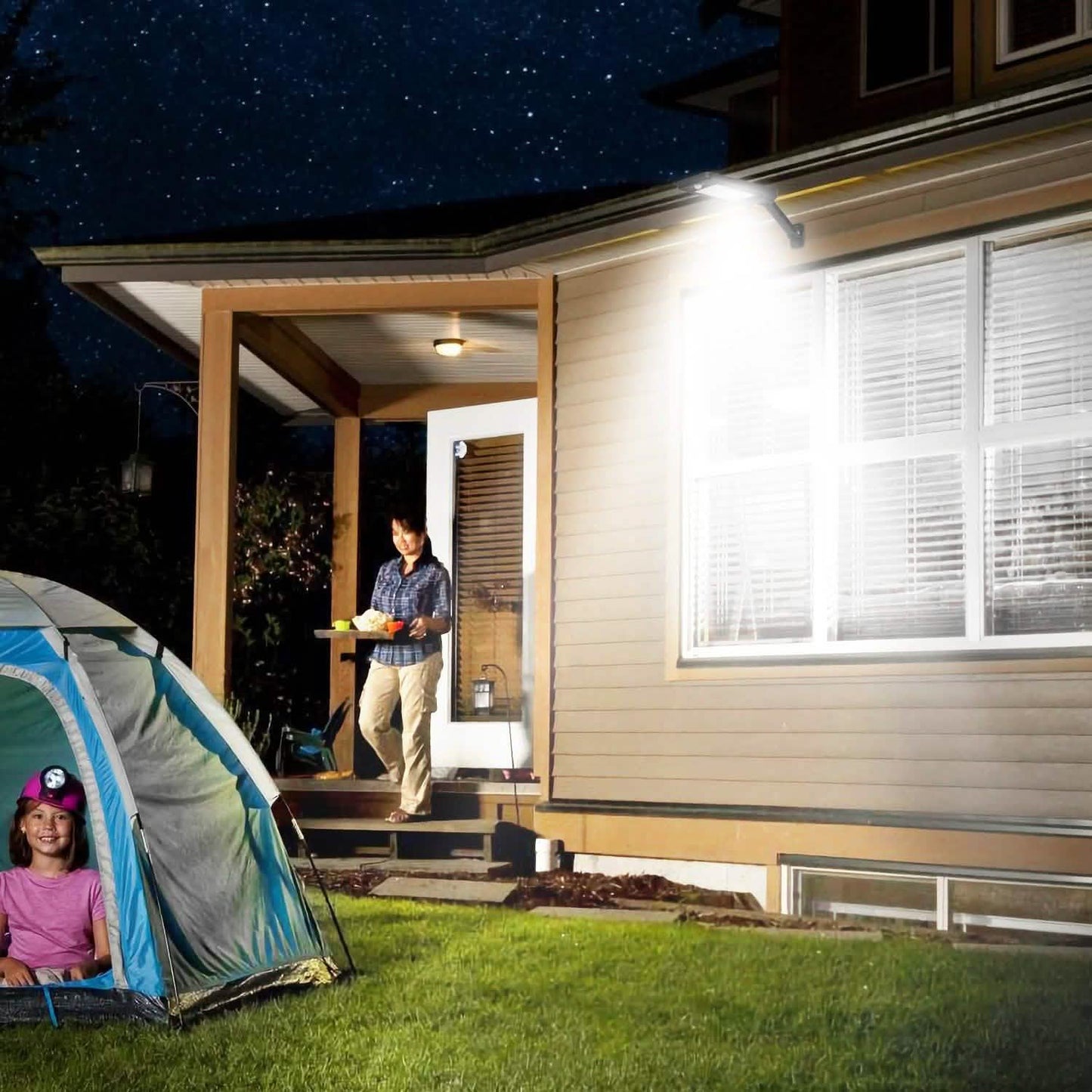 60 LEDs Solar-PIR-Bewegungssensor-Fernbedienung drahtlose Lampe