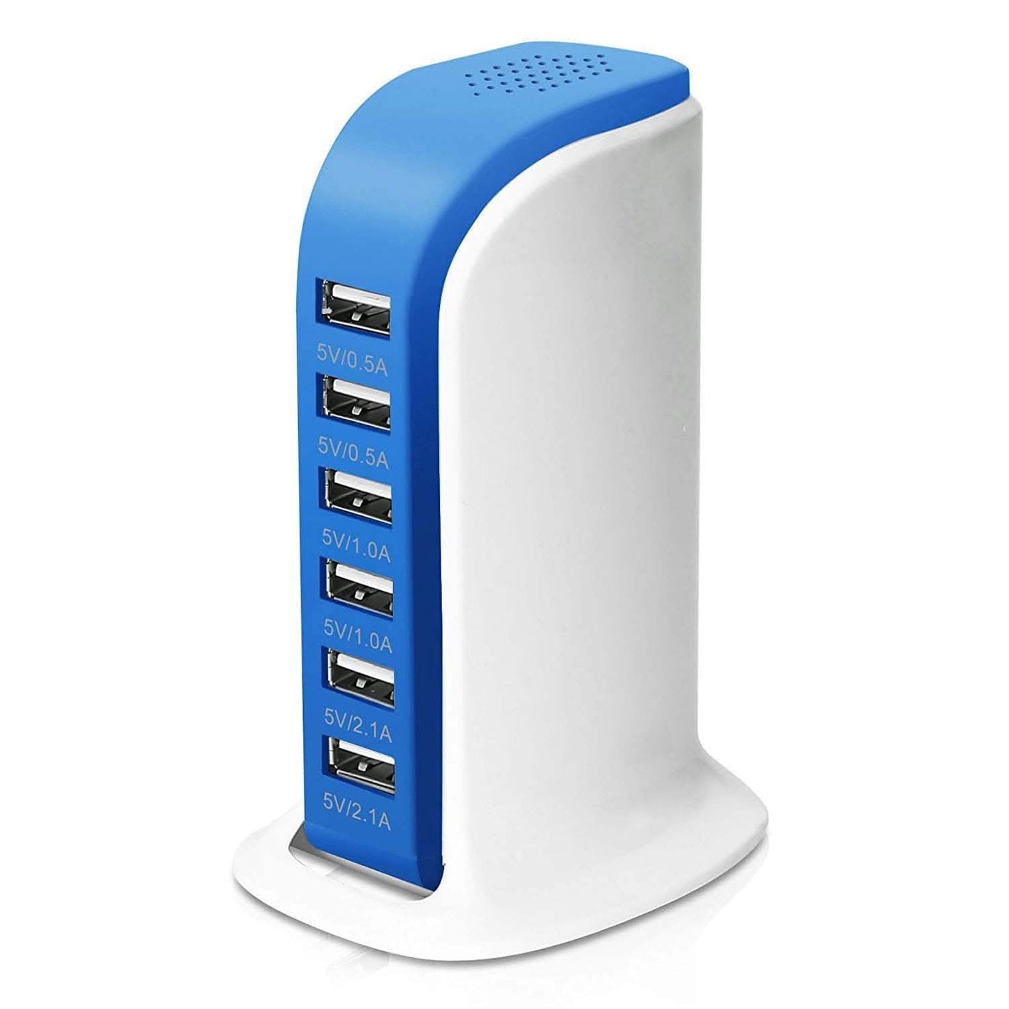 40-Watt-6-Port-USB-Ladestation für Smartphones und Tablets