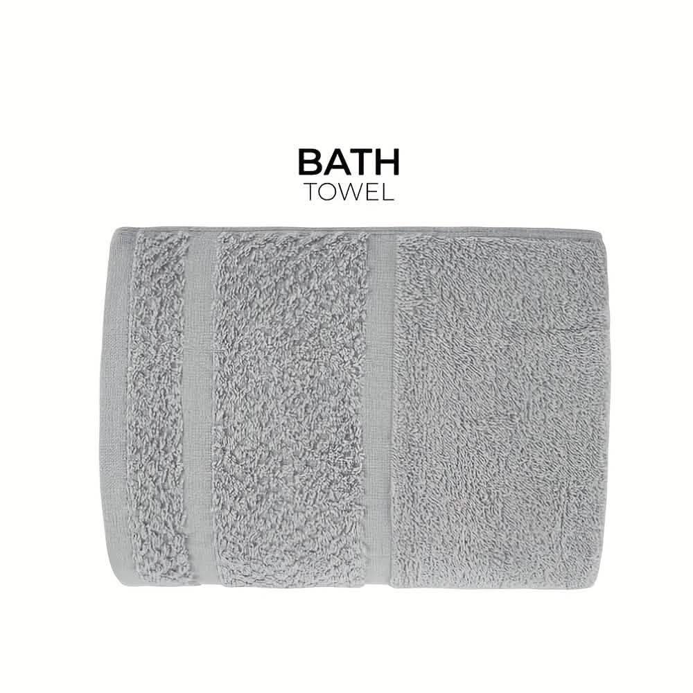 Graues Baumwollhandtuch-Set (10–32 St.)