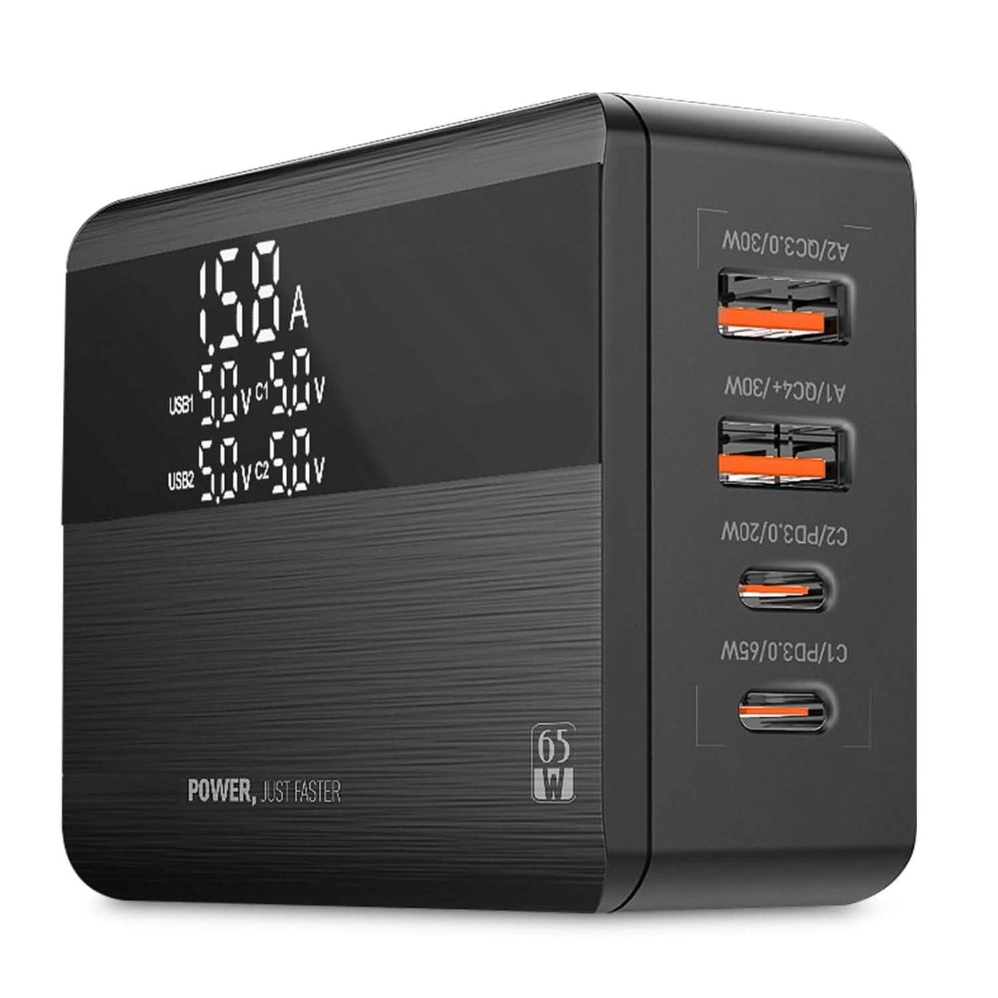 65W 4-Port-USB-Schnellladegerät