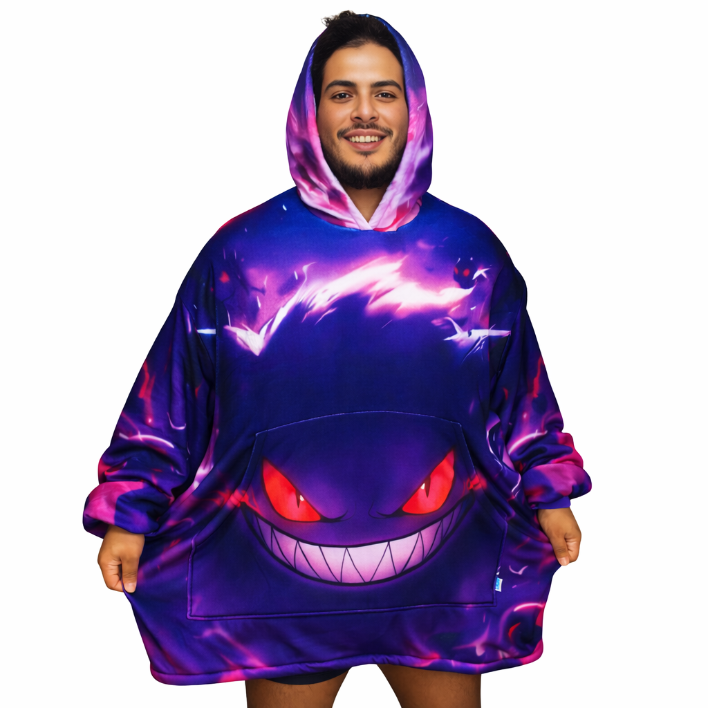 Gengar tragbarer Deckenpullover für Kinder & Erwachsene