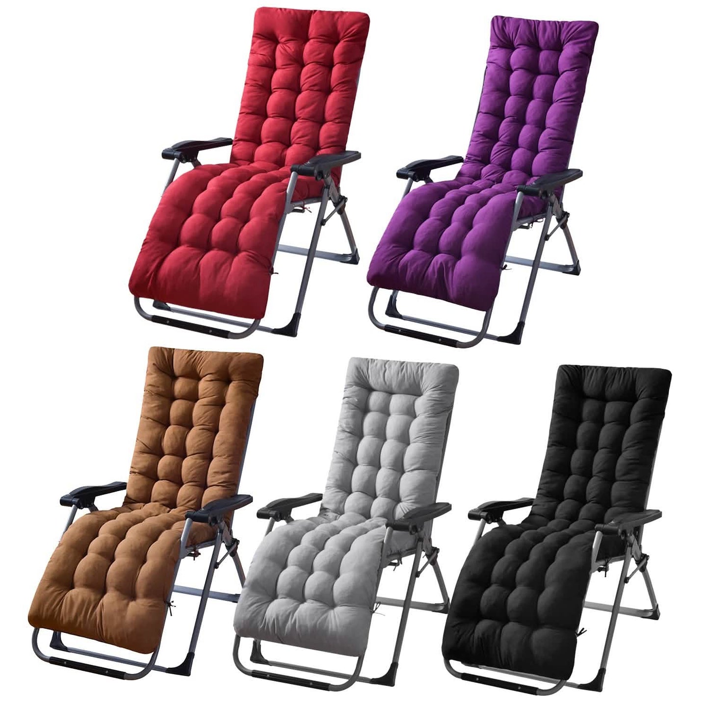 67x22in Chaiselongue-Kissen Relaxliege Schaukelstuhl Sofa