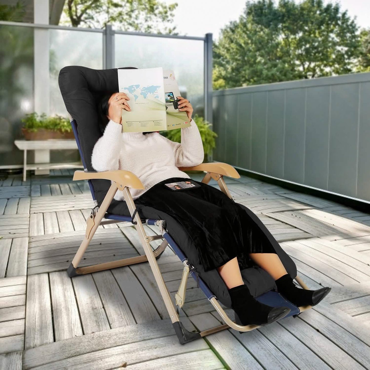 67x22in Chaiselongue-Kissen Relaxliege Schaukelstuhl Sofa