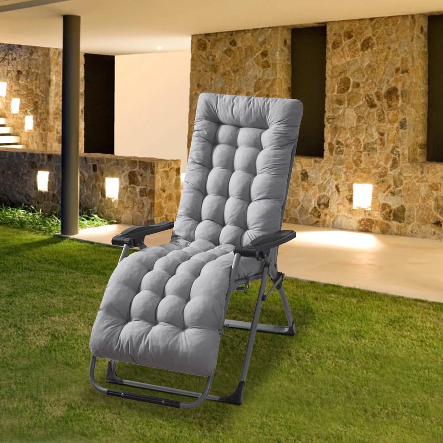 67x22in Chaiselongue-Kissen Relaxliege Schaukelstuhl Sofa