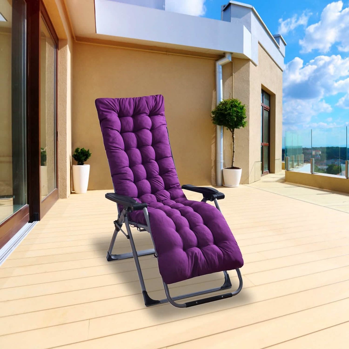 67x22in Chaiselongue-Kissen Relaxliege Schaukelstuhl Sofa