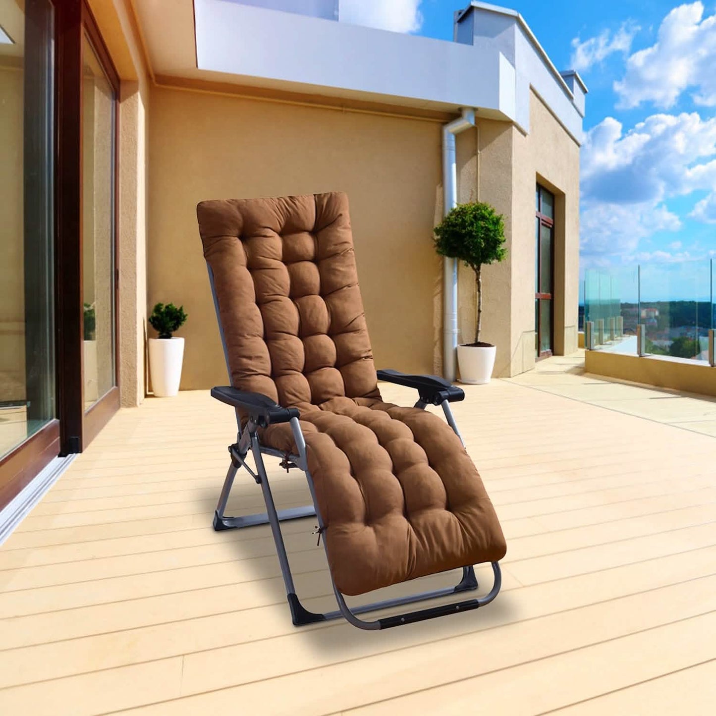 67x22in Chaiselongue-Kissen Relaxliege Schaukelstuhl Sofa