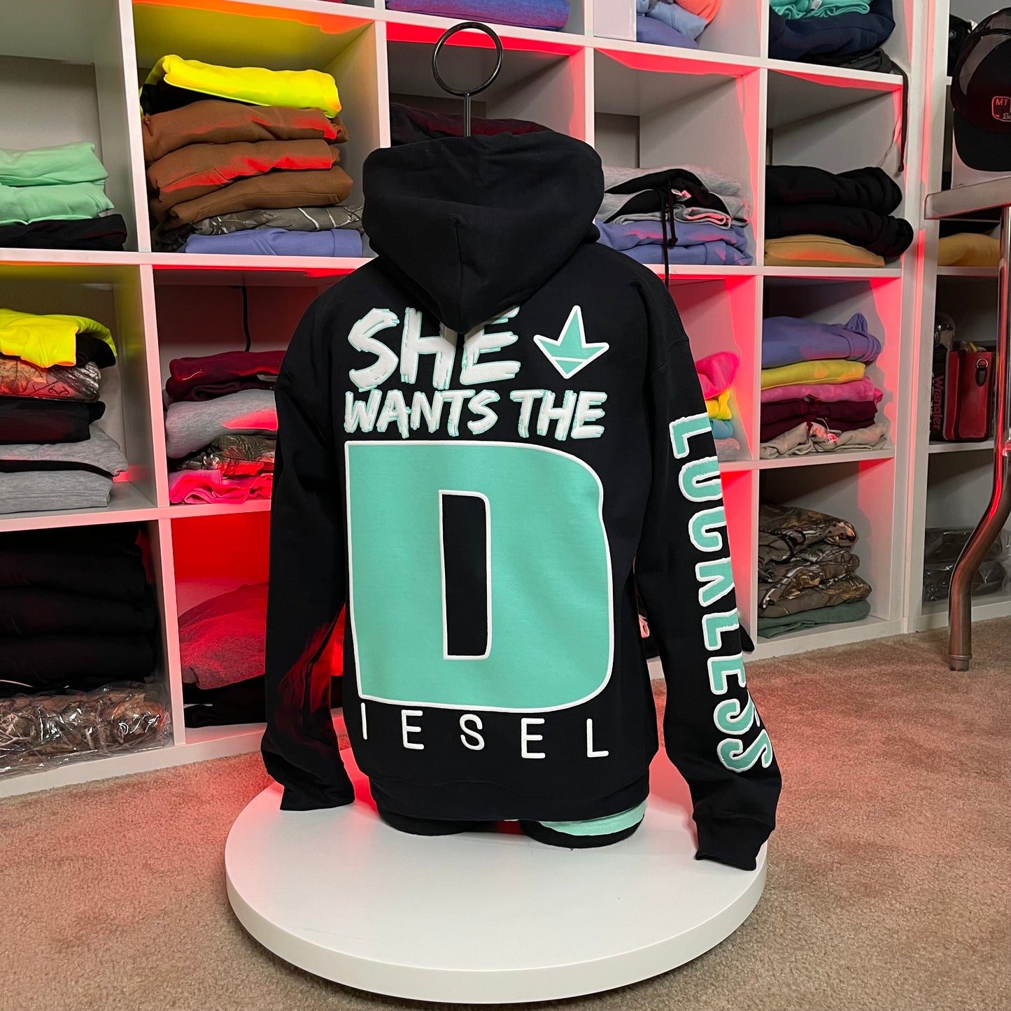 Sie will den Diesel | Lustiger Country Hoodie