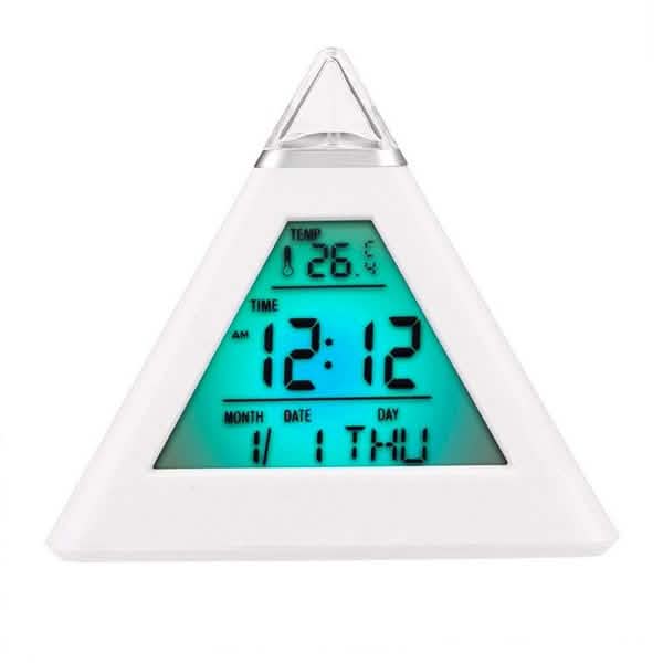 7 Farbwechsel-LED-Wecker