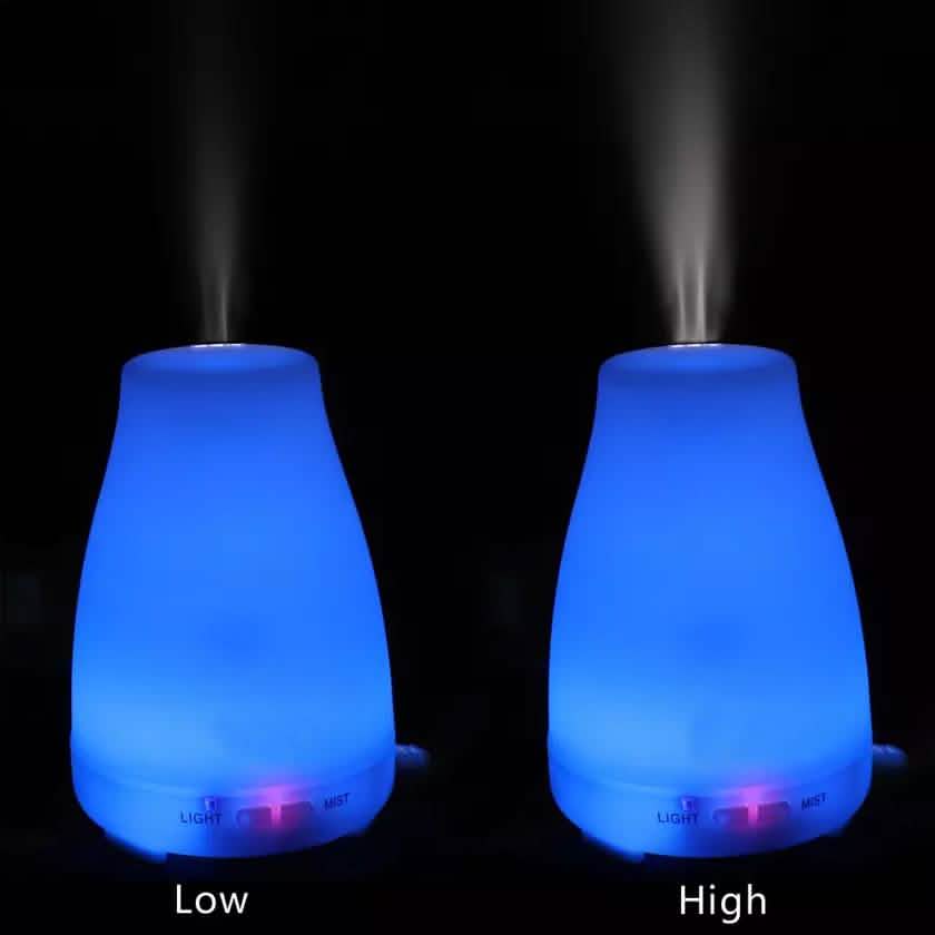 7 Farben LED 200 ml Ultraschall Aroma Diffuser und Luftbefeuchter mit Fernbedienung