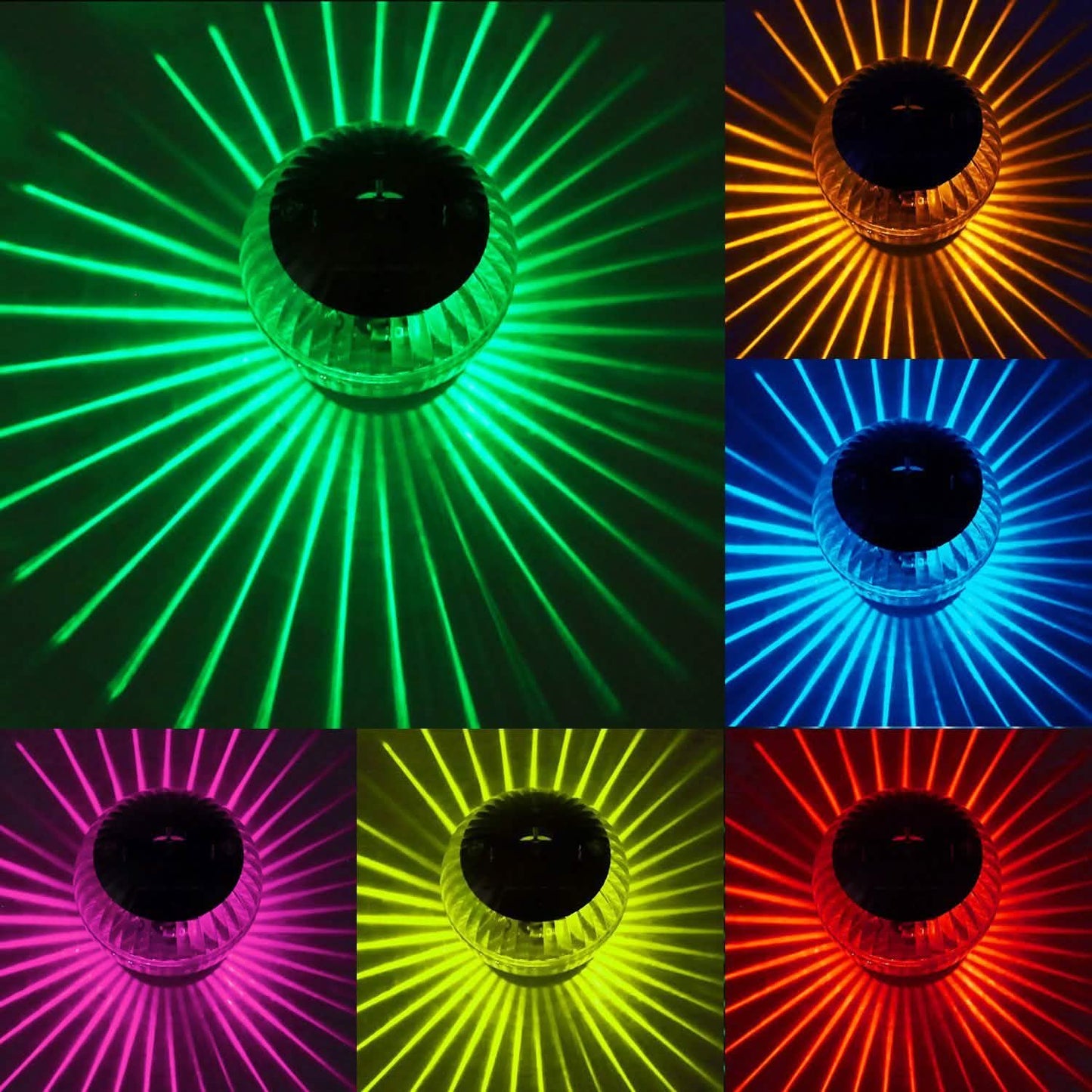 7 Farben Solar LED Schwimmleuchten